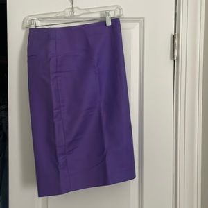 J. Crew No. 2 Pencil Skirt in bright violet